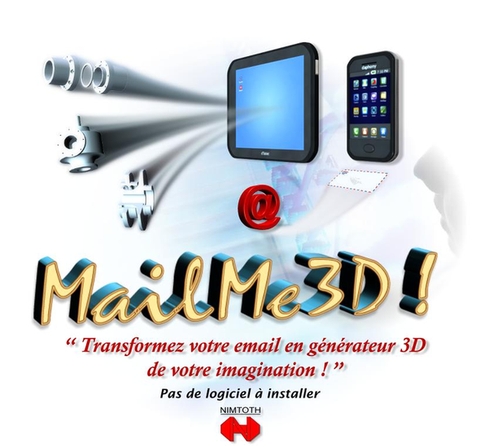 Transformez votre email en generateur 3D de votre imagination avec MailMe3D